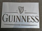Guinness Stencil Re-usable - Crafting - Airbrush - Cake Decoration