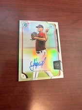 2015 Bowman Chrome - Prospects Autographs Yoan Lopez #BCAP-YL Refractor /499...