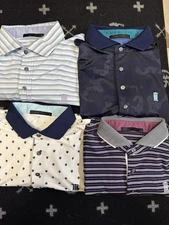 Men’s Greyson Golf Polos - L - Lot of 4 - Excellent 🔥🐺