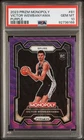 2023-24 Panini Prizm Monopoly Victor Wembanyama #81 Purple Wave (RC) PSA 10