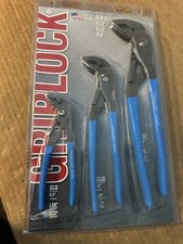 New 3 Piece Griplock Gls-3 Channelock Arc Pliers Set Gl6 Gl10 Gl12 Usa New 3 Piece Griplock Gls-3 Channelock Arc Pliers Set Gl6 Gl10 Gl12 Usa