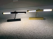 2 Picture Lights - Gold and Black