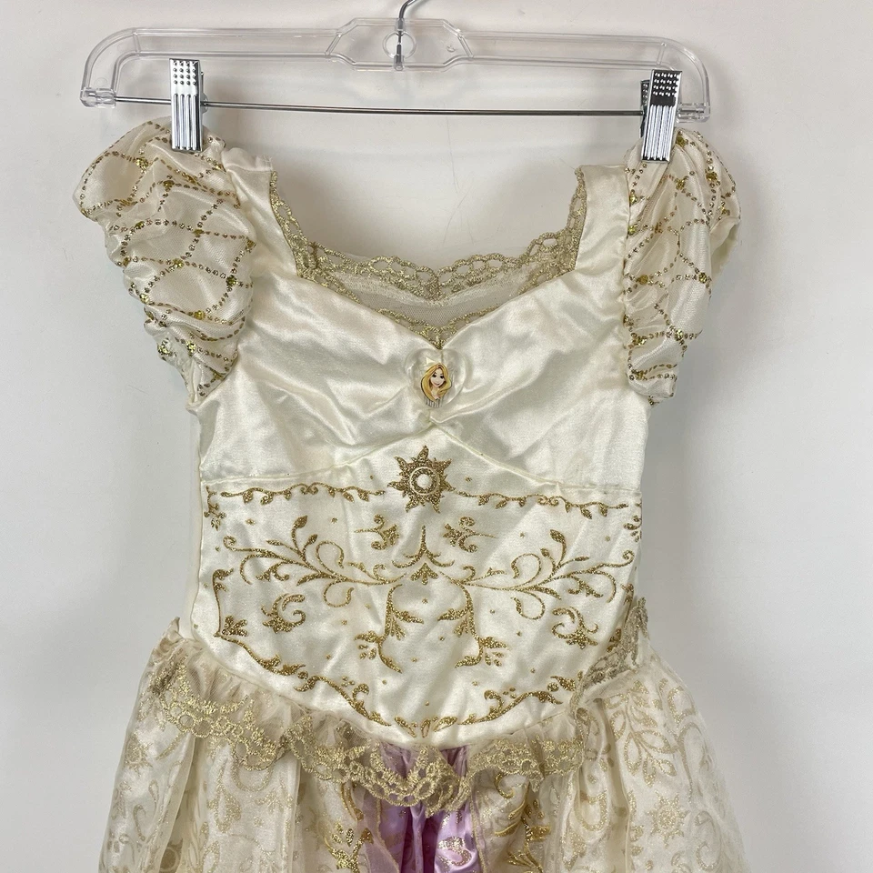 Disney Store Rapunzel Wedding Dress Costume Tangled Child Size M 7-8 - Image 4 of 4