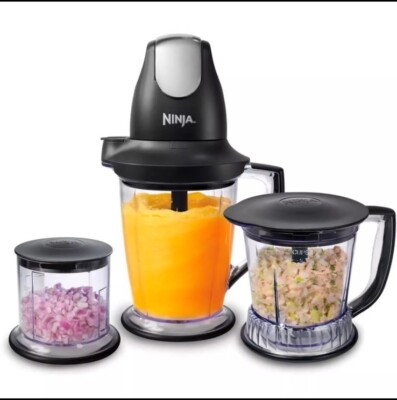 Food Processor Prep Pro 450W - 3 Speeds Black/Stainless Steel, Ice Crush, Chop