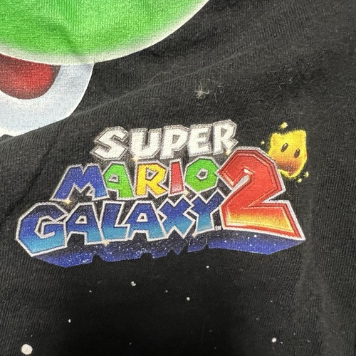 T-shirt Super Mario Galaxy 2 ragazzo media Nintendo ufficiale vintage rara - Foto 3 di 7