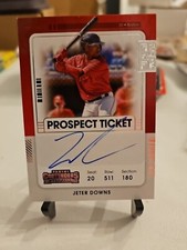 2021 Panini Contenders Baseball Jeter Downs Prospect Ticket Auto Card Boston G
