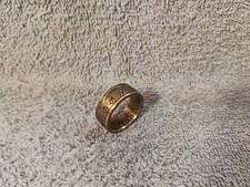1992 Kennedy Half Dollars size 11- 1/2 coin ring handmade mixed metals
