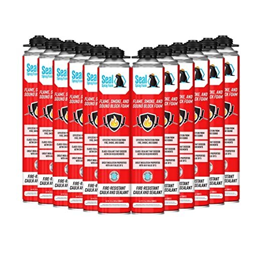 Seal Spray Fire/Flame, Smoke, and Sound Block 23.4oz Gun Foam - Case of 12