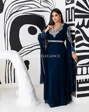 SALE New Moroccan Dubai Kaftans Farasha Abaya Dress Very Fancy Long Gown SE 1088