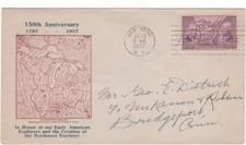 First day cover, Scott #795, NW Ordinance, Planty 36, unknown maker, 1937