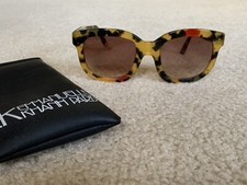 Vintage Emmanuelle Khanh Paris Handmade France Tortoiseshell Sunglasses 5050 M10