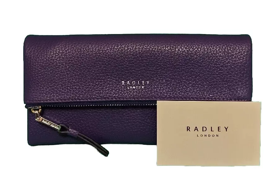 RADLEY OF LONDON -'LARKSWOOD' BLACK LEATHER PURSE- RRP £79 -NEW ! | eBay