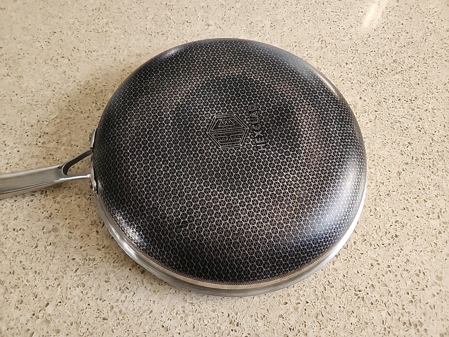 Hexclad Hybrid Nonstick Frying Pan 12 in StayCool Handle Gordon Ramsay