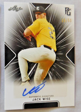 2021 Leaf Perfect Game National Showcase Auto Black /50 Jack Wise #BA-JW1