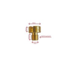 Mikuni Main Carb Jet Slot Head 87.5 for Suzuki AN 125 98-08