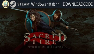 NEU PC Computer Spiel Sacred Fire A Role Playing Game für Windows 10 11 STEAM