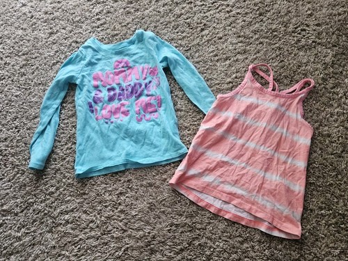 Lotto abbigliamento bambina 12 pezzi tg.4T/5T Shein Old Navy Healthtex H&M Osh KOSH - Foto 14 di 22