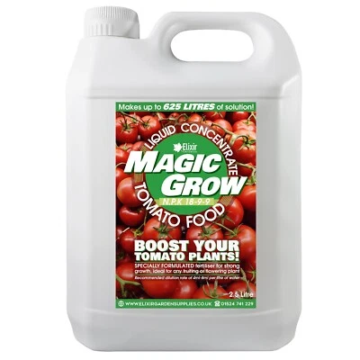 Magic Grow Liquid Tomato Food / Feed | Plant & Fruit Growth Boost 18-9-9 | 2.5L