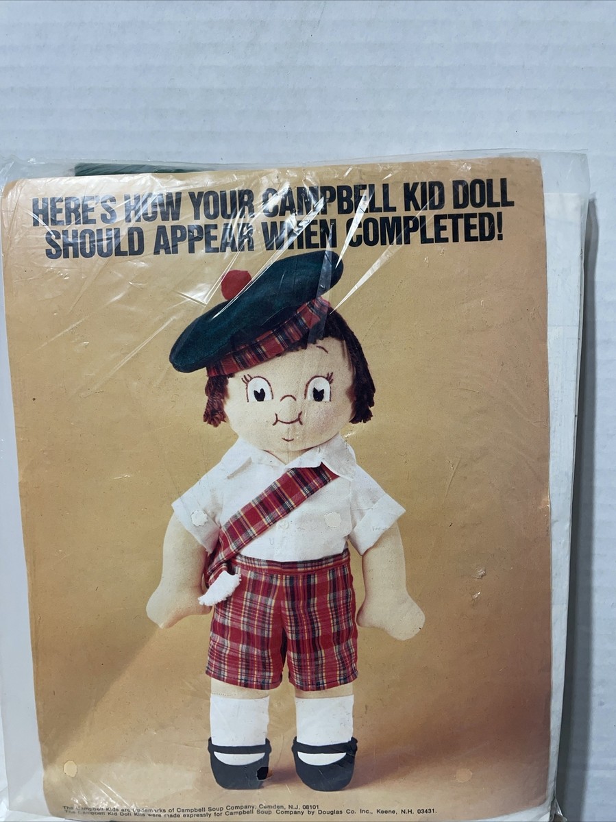 Campbell Soup Kid BOY Doll Kit Vintage 1980's SEALED | eBay