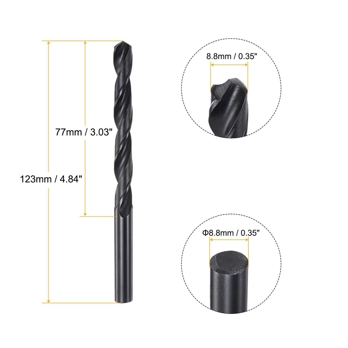 Black oxide drill 2024 bits for concrete