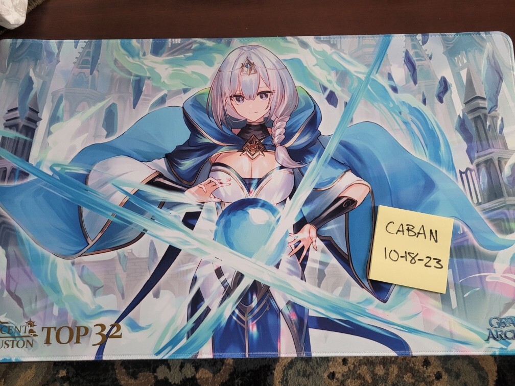Grand Archive Top 32 Ascent Houston Tide Diviner Playmat | eBay
