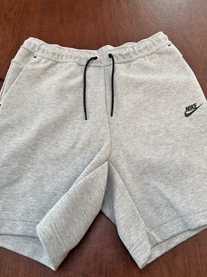 Nike Mens Sportswear Tech Fleece Shorts Zip Pocket Grey CU4503-063 Size L NWT