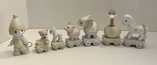 Vintage 1980’s Precious Moments bundle of 7 Birthday train figurines 