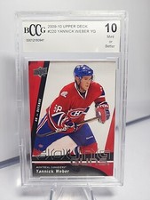 2009-10 Upper Deck Yannick Weber Rookie Montreal Canadiens #220