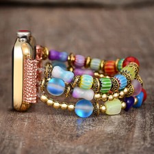 Handmade Boho 38/40/41mm Band for Apple Watch Series 8 7 6 5 4 3 Strap Bracelet