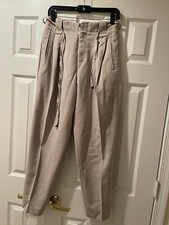 Mango pants beige size 6 new
