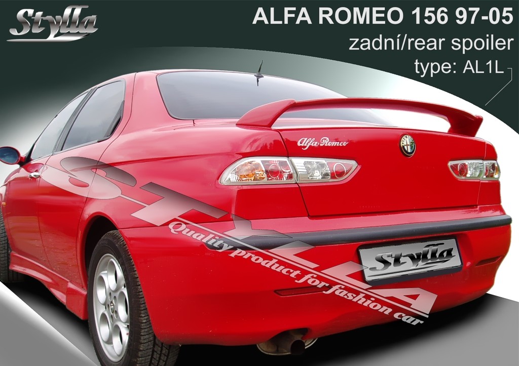 SPOILER REAR BOOT TRUNK ALFA ROMEO 156 WING ACCESSORIES AL1 | eBay