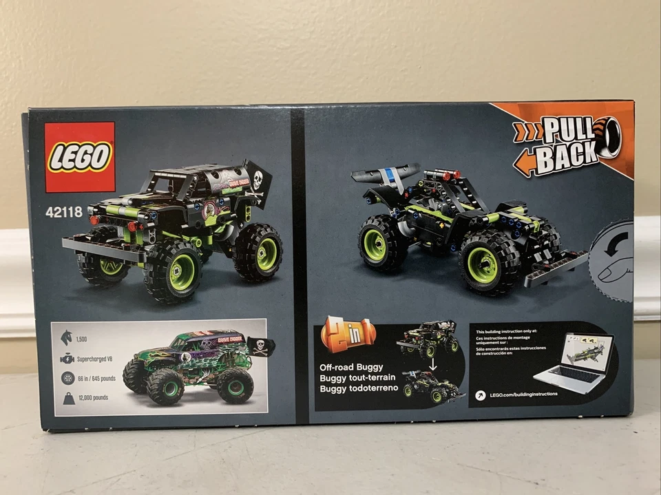 LEGO Technic Monster Jam Grave Digger 42118 New Factory Sealed - Image 2 of 4