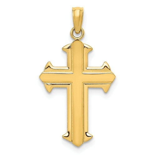 Pendentif Croix de Créateur Massive en Or, Diamants, Saphirs et Emeraudes