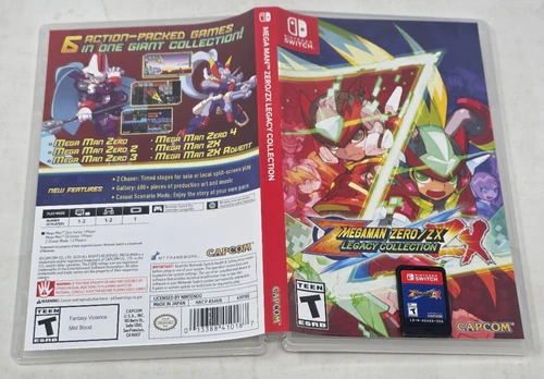 NS Mega Man Zero/ZX Legacy Collection *Tested*F/S*