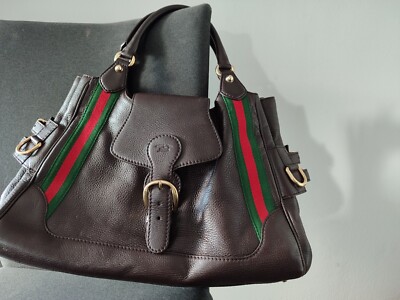 GUCCI Handtasche, 100% Original, Echtleder, Staubbeutel, Schwarz
