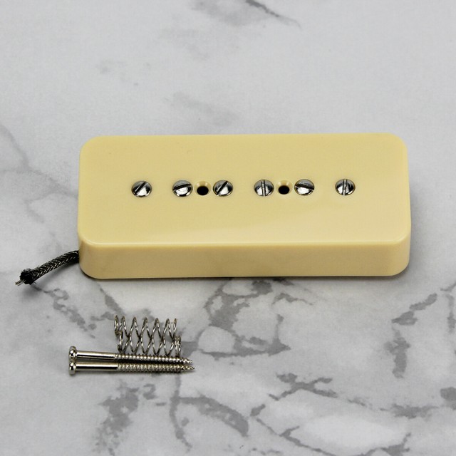 P90 Soapbar Bass Pickup Cover 50mm 52mm Spacing White Pack of 2 eBay