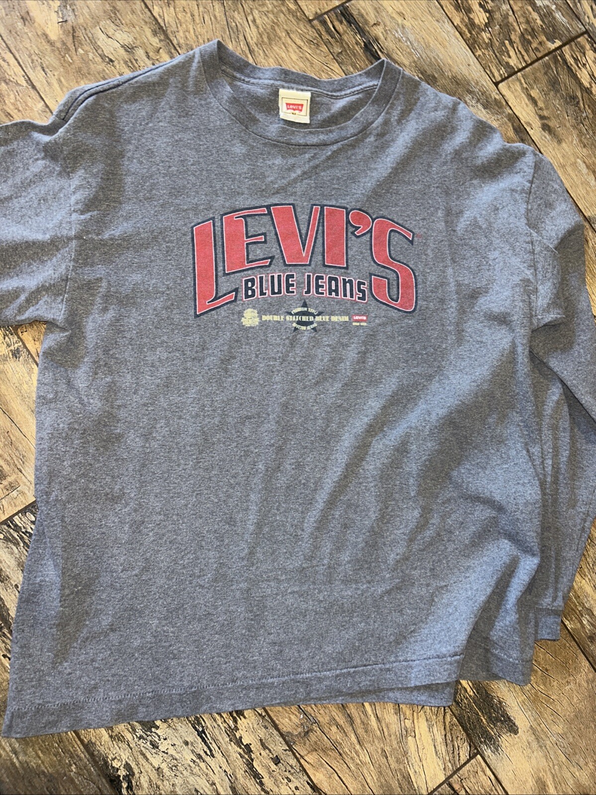 90s Shirt Levi’s Authentic Blue Jeans Levi Strauss & Co Size M USA Single Stitch