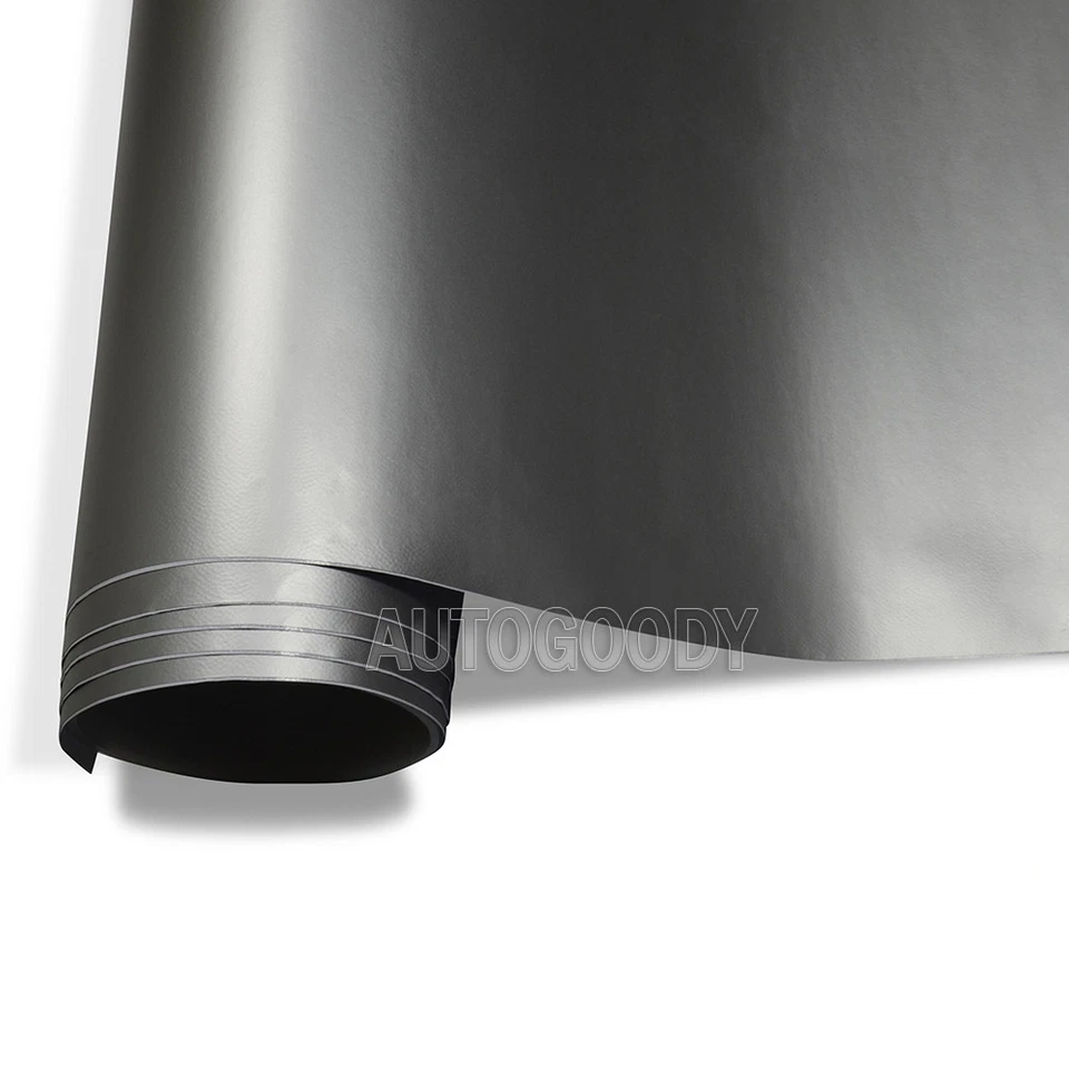 Premium Satin Matte Chrome Metallic Vinyl Film Wrap Sticker Air Bubble Free - Image 3 of 4