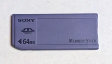 Sony Memory Stick 64MB Digital Camera Memory Card - Genuine - Tested & Works!
