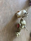 CUBONE & Geodude POKÉMON KEYCHAIN vintage Nintendo 1999 Burger King toy