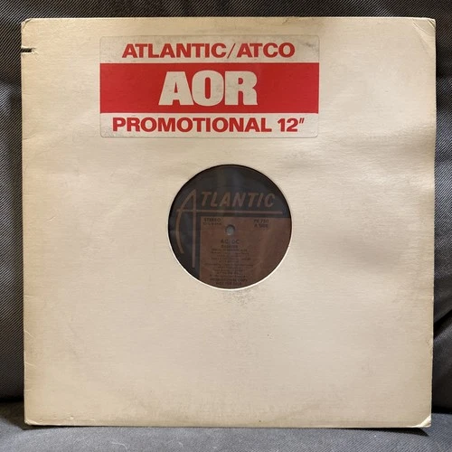 AC/DC Danger Atlantic 12" DJ Single PROMO 1985 EX