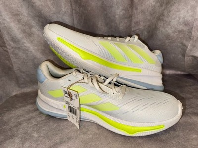 New Adidas Supernova Ease White Volt Men's 9.5 Shoes Sneakers Running IH0795