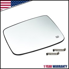 Driver Side Mirror Glass For 11-22 Ram 1500 Truck Heated 68079363AA CH1324117