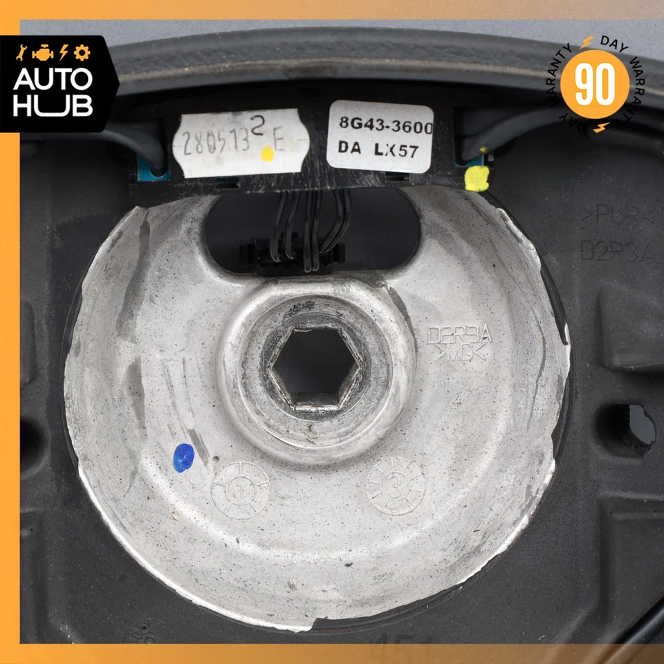 06-16 Aston Martin DB9 Rapide Steering Wheel Black 8G433600DA OEM 22k - Image 2 of 4