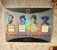 2024 Pieces of the Past 1800s Edition Quadruple Relics Jesse James Billy the Ki…