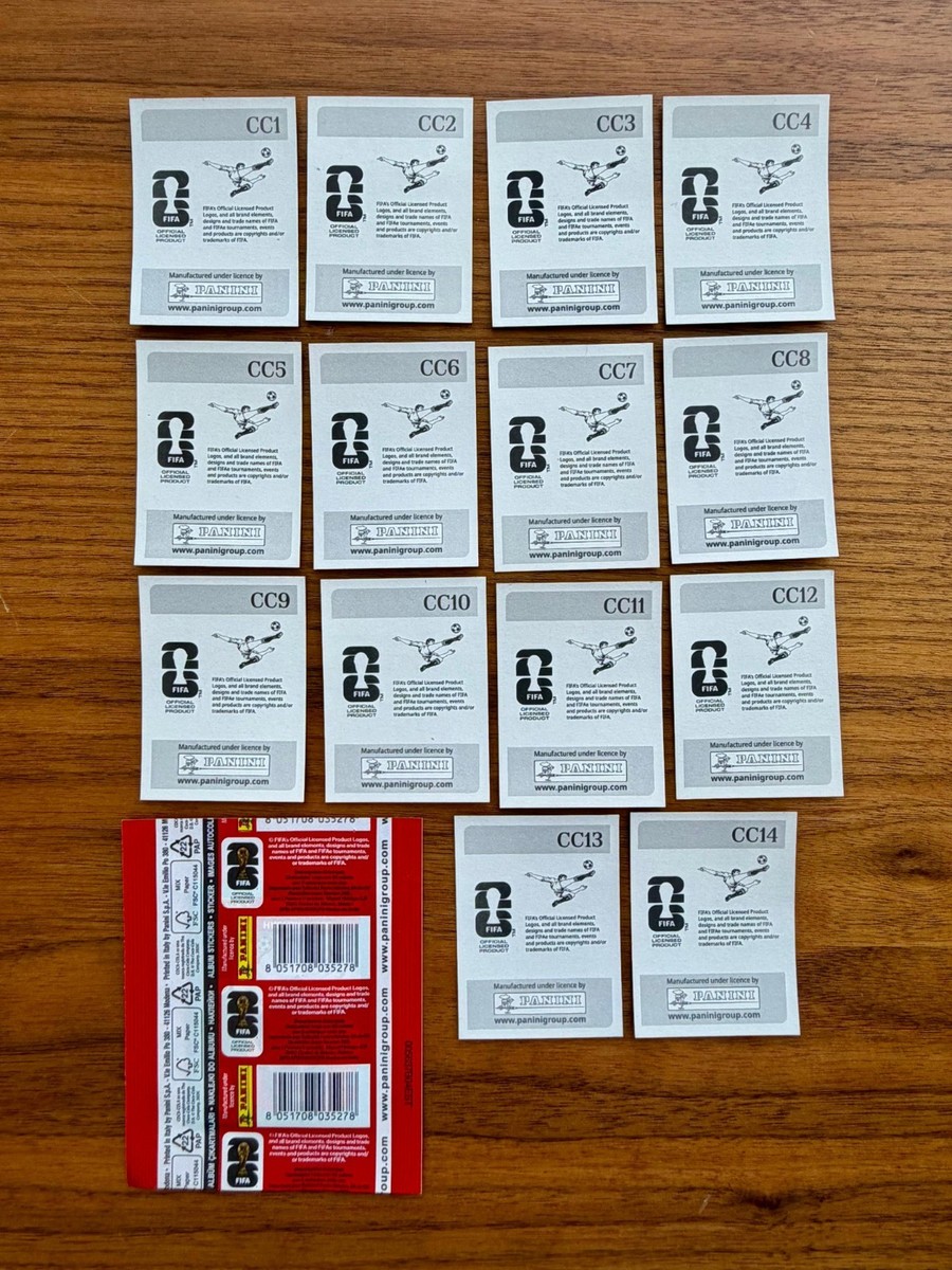 5 X COCA-COLA Panini FIFA World Cup 2026 Complete Set 14 Stickers