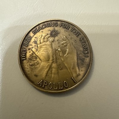 Apollo 1 bronze coin 