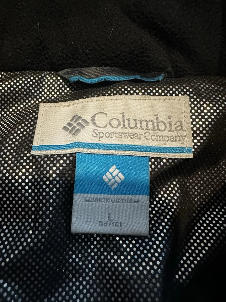 Columbia youth Girls Lg 14/16 Puffer Hooded Jacket Water Resistant Omni Heat - Image 2 of 4