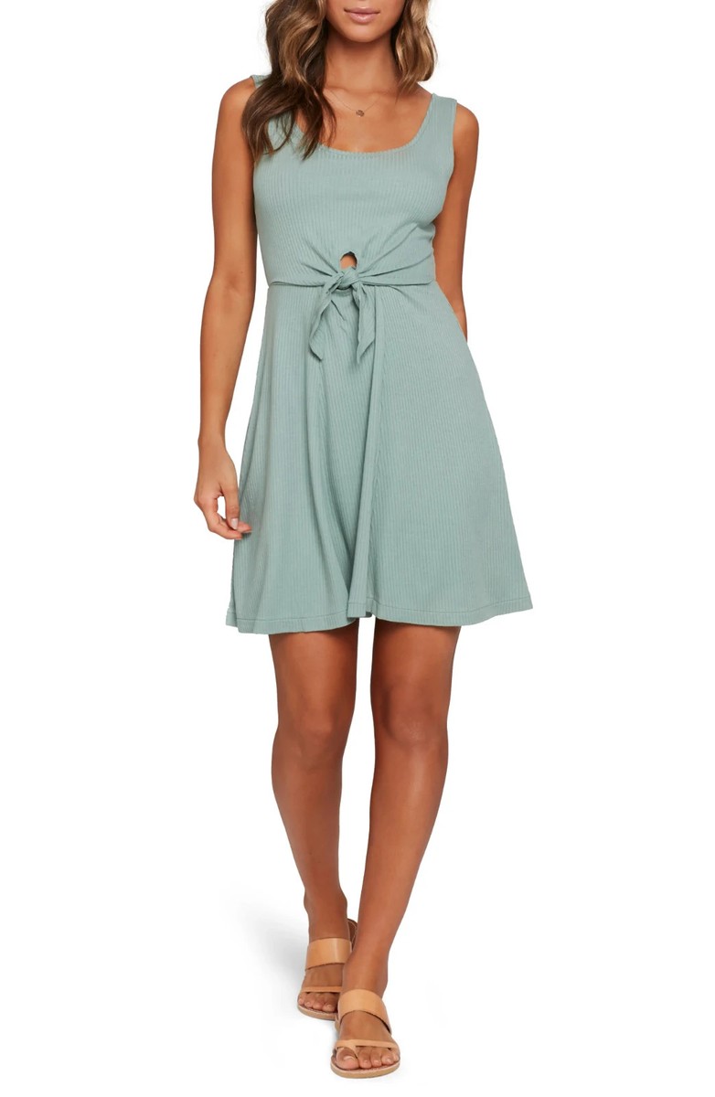 L*Space Topanga Dress Womens Size Large Tie Knot A-Line Sleeveless Coverup  | eBay