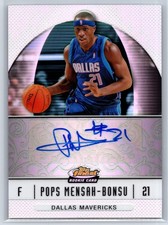 2006-07 Finest #83 Pops Mensah-Bonsu Rookie Autographs Refractors